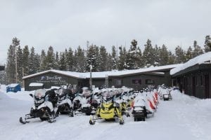 Two Top Snowmobiles