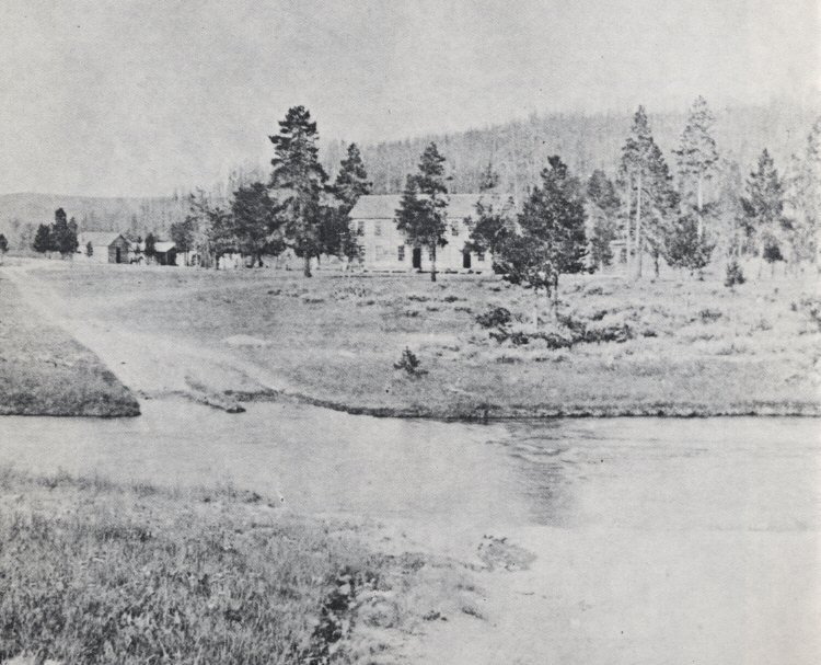 Firehole Hotel 1885, Photographer Unknown