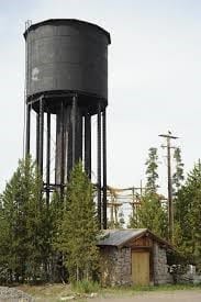 Historic Water Tower in West Yellowstone
