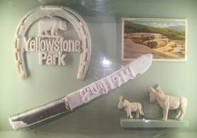 Yellowstone Travertine-Covered Souvenirs