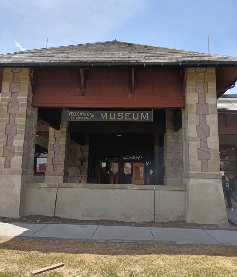 Entrance to the Museum of the Yellowstone in West Yellowstone, Montana
